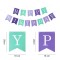 Happy Birthday Banner | Mermaid Party Decorations for Kids Girl Birthday Party Supplies Wholesale