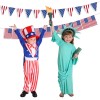 4th of July Patriotic Party Banner Decorations Wholesale | Red Blue White USA American Flag
