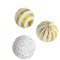 Gold White Party Decorations Wholesale | White Gold Glitter Paper Lanterns for Romantic Party