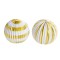 Gold White Party Decorations Wholesale | White Gold Glitter Paper Lanterns for Romantic Party