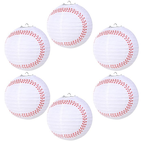 Baseball Birthday Party Supplies | Hanging Round Paper Lanterns Party Decorations Wholesale