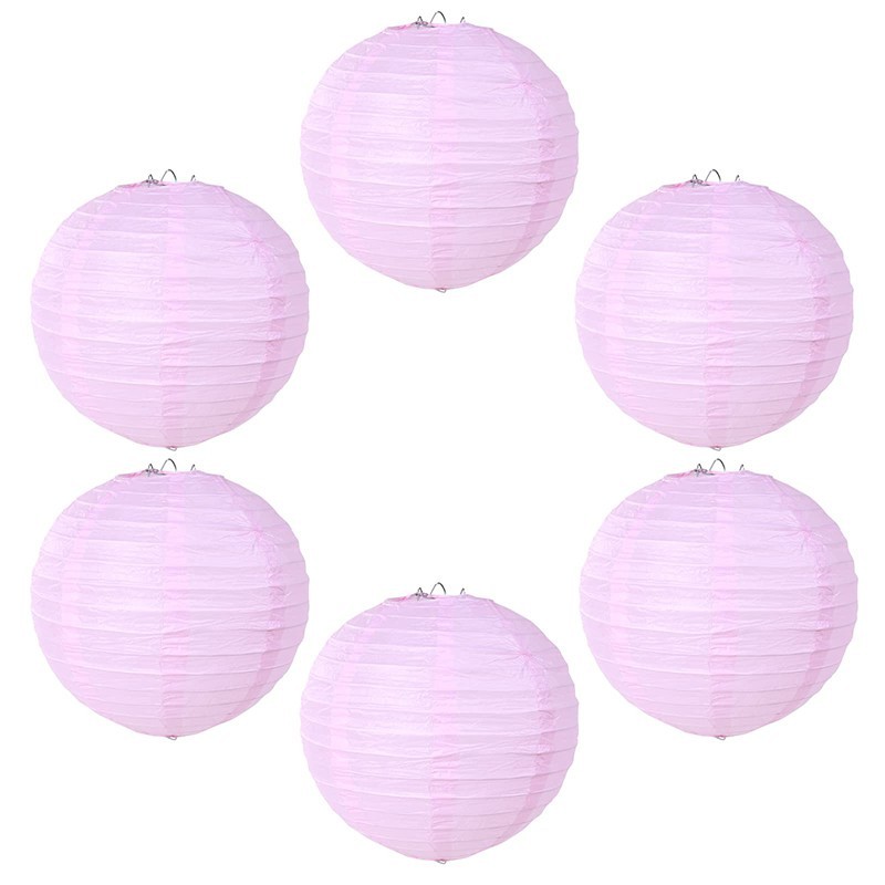 pink paper lantern decorations