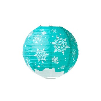 Blue White Paper Lanterns Wholesale | Christmas Party Hanging Paper Lanterns Decorations