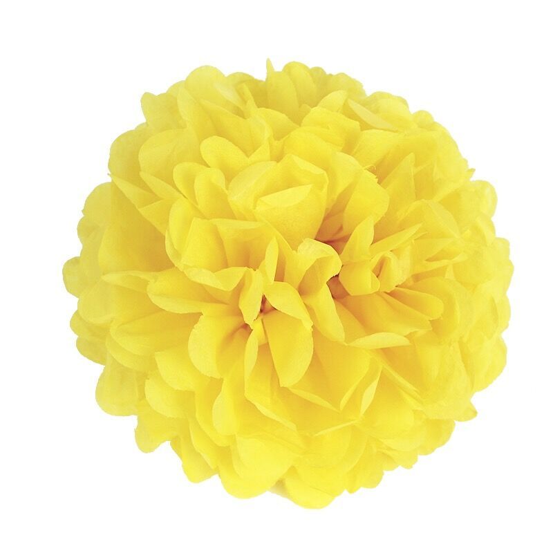 tissue paper pom pom