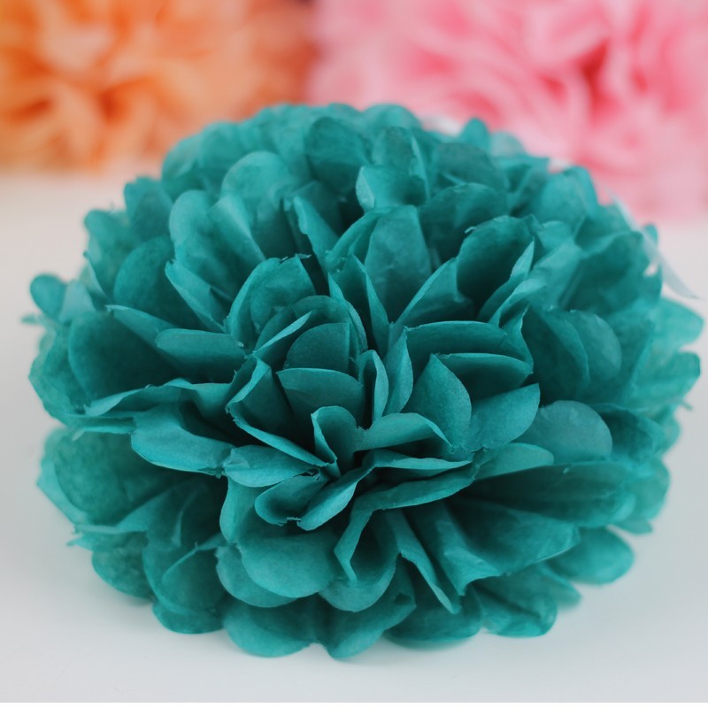 tissue paper pom pom