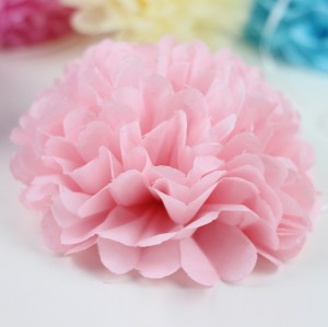 Bricolage papier de soie Pom Pom fleur accessoires de fête fournitures de fête décorations d'anniversaire en gros
