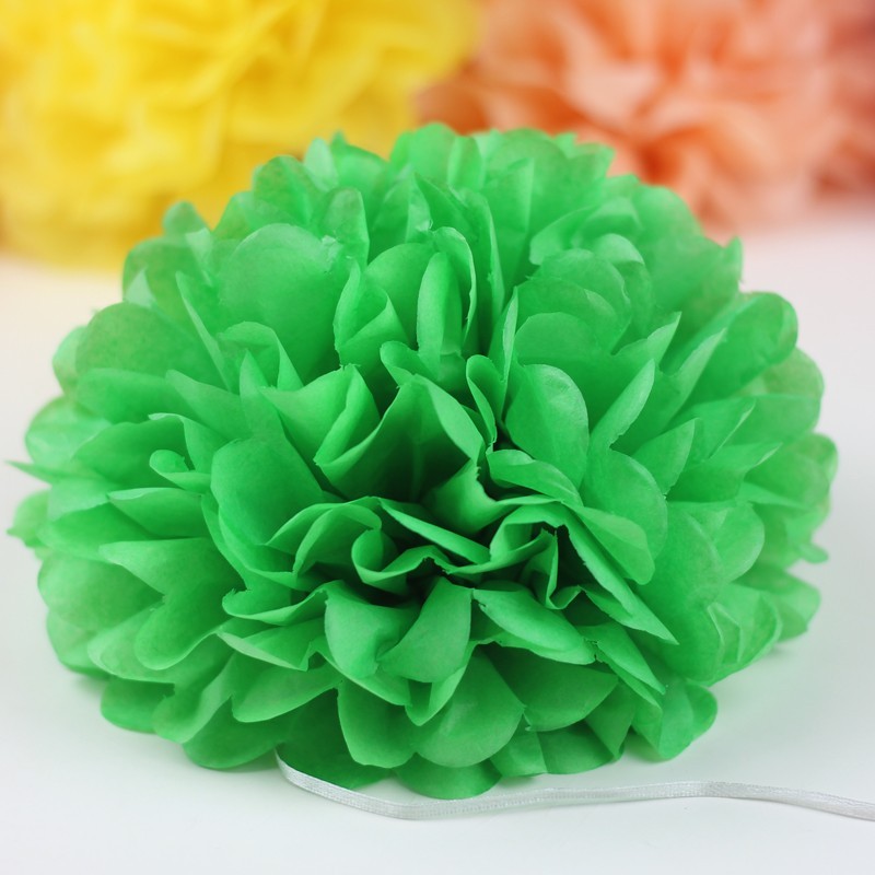 tissue paper pom pom