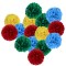 Rainbow Party Decorations Hanging Tissue Paper Pom Poms for Kids Girls Birthday Party