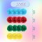 Rainbow Party Decorations Hanging Tissue Paper Pom Poms for Kids Girls Birthday Party