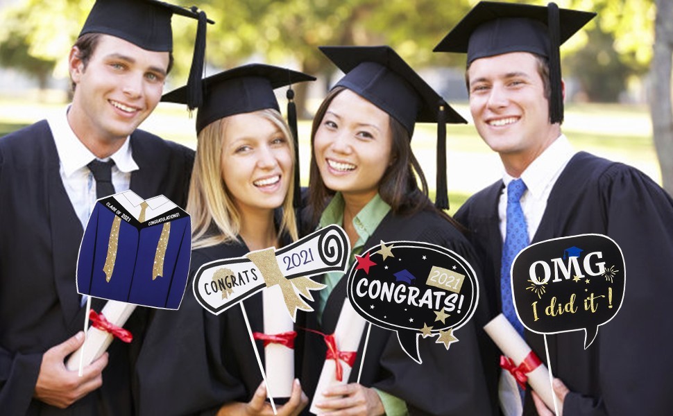 graduation photo booth props