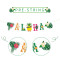 ALOHA Banner Tropical Party Banner Wholesale | Hawaiian Luau Party Decorations