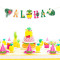 ALOHA Banner Tropical Party Banner Wholesale | Hawaiian Luau Party Decorations