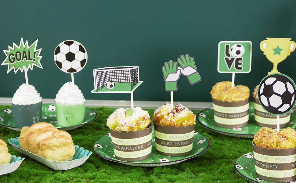 soccer themed cake toppers