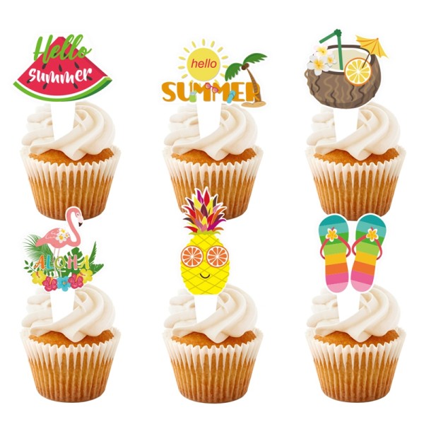 Cake Toppers Wholesale | Luau Party Tableware | Hawaii Party Tropical Birds Supplies