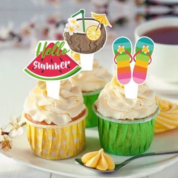 Cake Toppers Wholesale | Luau Party Tableware | Hawaii Party Tropical Birds Supplies