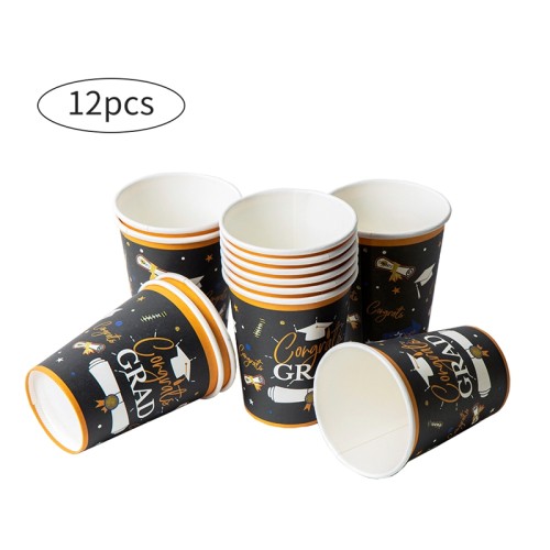Wholesale Paper Cups for Graduation Party Decorations | Graduation Party Tableware Party Supplies