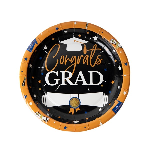 Wholesale Paper Plates for Graduation Party Decorations | Graduation Party Tableware