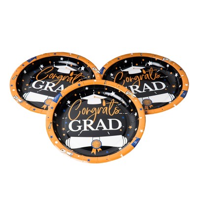 Wholesale Paper Plates for Graduation Party Decorations | Graduation Party Tableware