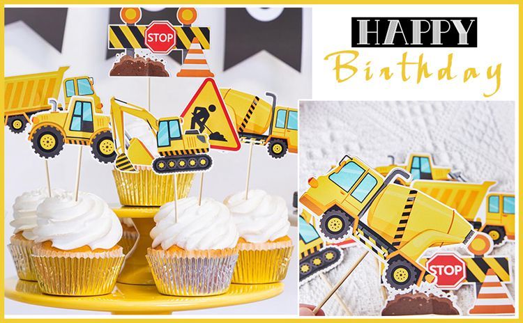 Construction Themed Birthday Party Decor