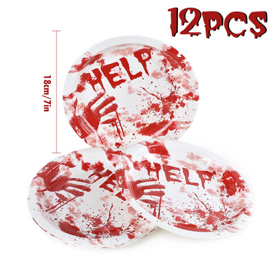 Wholesale Halloween Paper Plates | Halloween Party Tableware  | Happy Halloween Party Decorations
