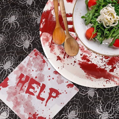 Vente en gros de serviettes en papier Halloween | Vaisselle de fête d'Halloween | Joyeuses décorations de fête d'Halloween