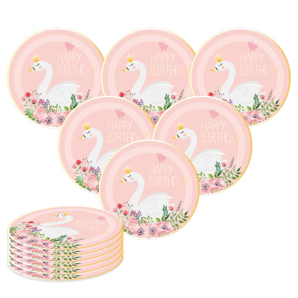 Wholesale Disposable Plates | Swan Disposable Wedding Plates | Birthday Party Plates