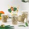 Leopard Print Party Decorations | Jungle Safari Birthday Party Tableware | Paper Cups Wholesale