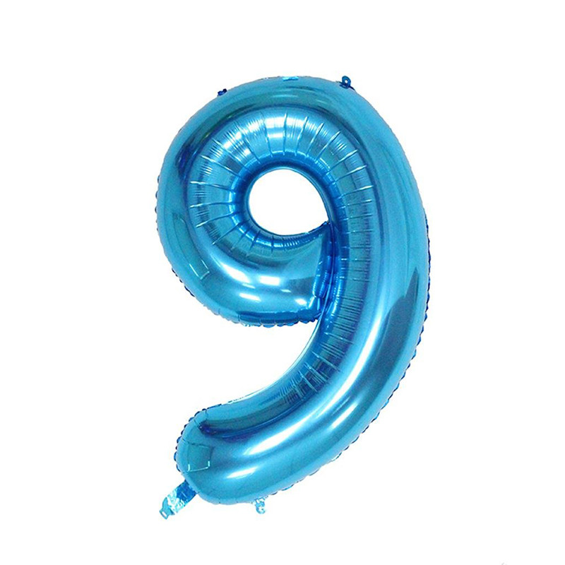 Blue Foil Balloons - NO.9