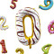 Wholesale 32inch Donuts Foil Number Balloons | Donut Birthday Decorations for Girls Kids