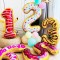Wholesale 32inch Donuts Foil Number Balloons | Donut Birthday Decorations for Girls Kids