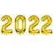 2022 Goldfolien-Zahlenballons für 2022 Abschlussfeier-Dekorationen im Großhandel