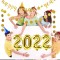 2022 Gold Foil Number Balloons for 2022 Graduation Party Decorations Wholesale