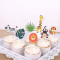 Großhandel Dschungel Kuchendeckel | Cupcake-Topper mit Tiermotiven | Dekorationen für Geburtstagstorten