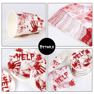 Halloween Party Tableware Wholesale | Disposable Tableware for Halloween Party Decorations