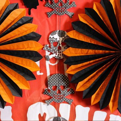 Halloween Party Decorations Happy Halloween Banner | Orange Black for Halloween Party Supplies