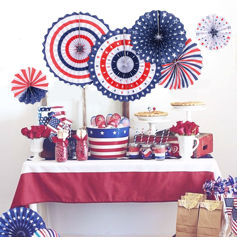 patriotic party fan decorations
