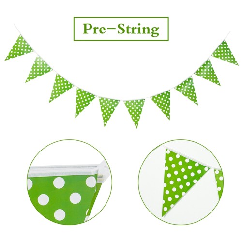 Décorations de fête vertes pour la fête de Saint Patrick Fournitures de fête d'été tropicales en gros