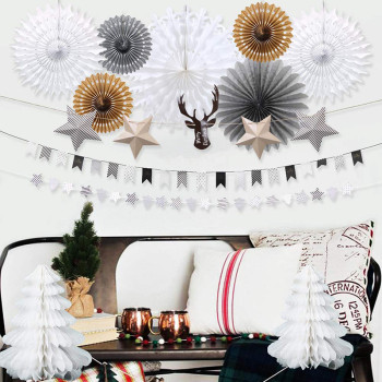 Christmas Party Decorations | Merry Christmas Hanging Decorations | Winter Ornaments Party Supplies