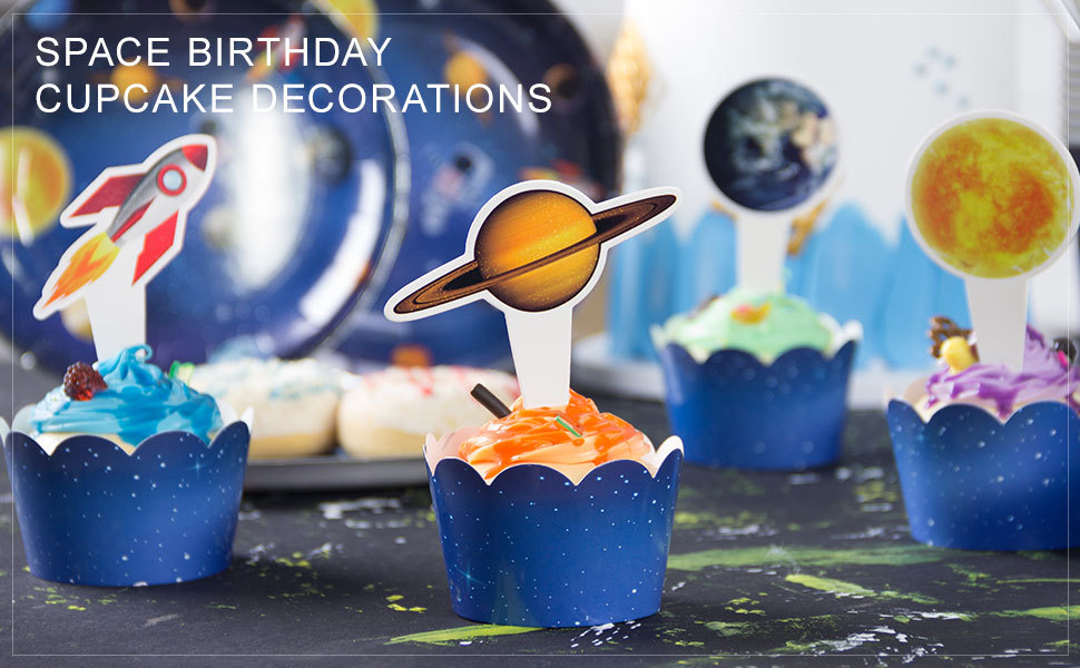 Outer Space Cakecups
