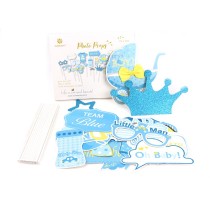 Photo Props for Boys Baby Shower | Blue Themed Party Supplies Wholesale