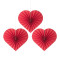 Love Balloons Paper Heart Honeycomb Red Paper Fans Valentine's Day Party Decorations Wholesale