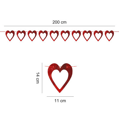 Love Balloons Paper Heart Honeycomb Red Paper Fans Valentine's Day Party Decorations Wholesale