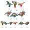 Dinosaur Cupcake Toppers | Dinosaur Cake Decorations Wholesale for Kids Birthday Party