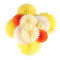 Paper Fan Decorations | Yellow Orange Paper Hanging Decor Party Decorations Wholesale