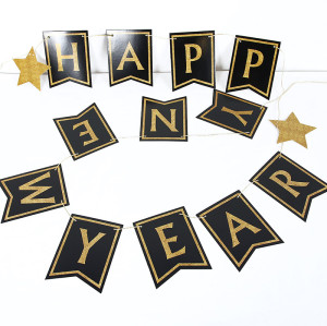 Bannière de bonne année | Bannière du Nouvel An pour les décorations de fête du Nouvel An 2022