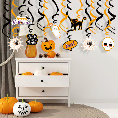 Halloween Party Swirl | Hanging Swirl Decorations | Happy Halloween Party Decorations Wholesale