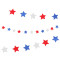 Patriotic Star Streamers Banner Garland for 4th of July | Party Decorations Wholesale