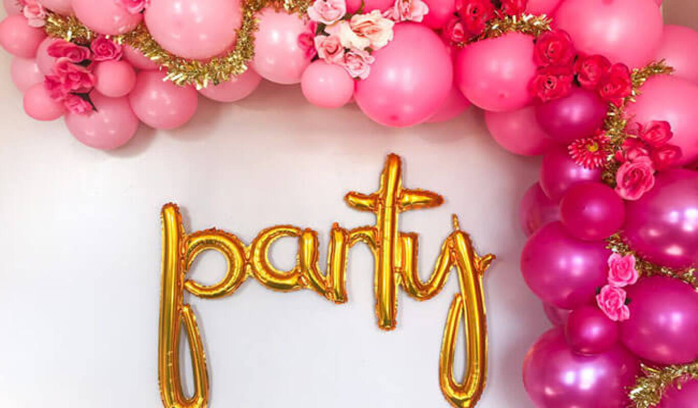 party balloon arch