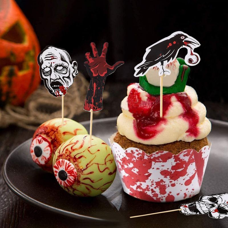 Halloween Party Cake Toppers