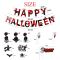 Halloween Party Decorations Happy Halloween Banner Pumpkin Honeycomb Balls Party Balloons Wholesale